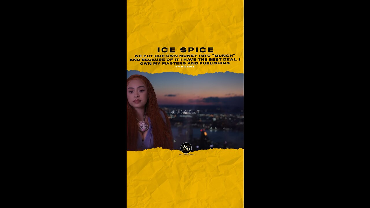 #icespice “munch” was independent I have the best deal. I own my masters & pub🎥 @billboard