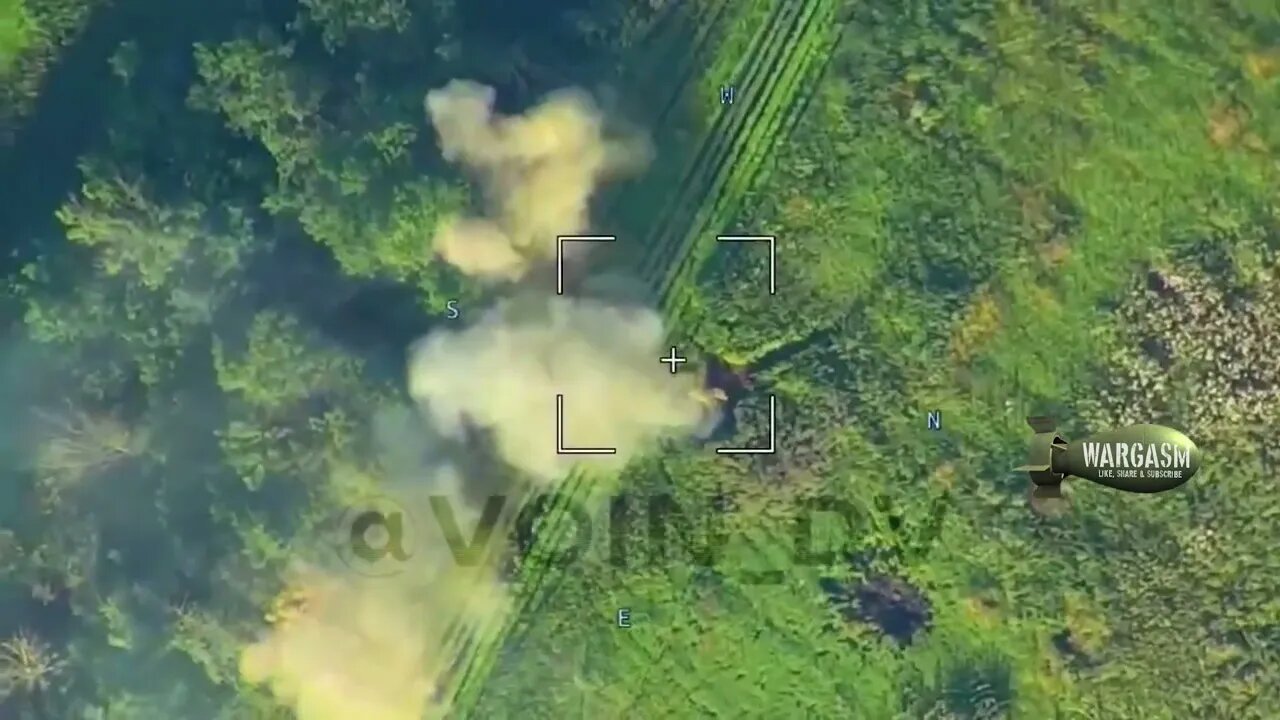 Ukrainian mortar position hit with artillery in southern Donetsk