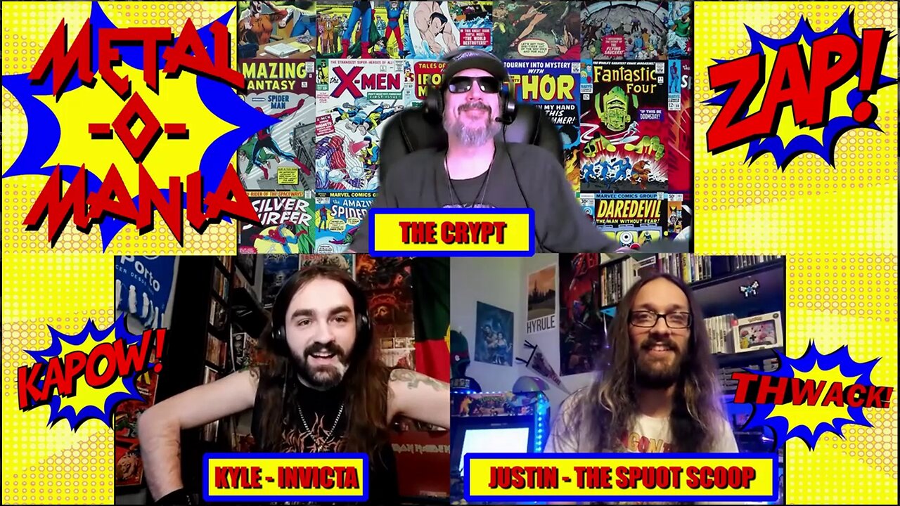 #211 - Metal-O-Mania - 4-28-21 - Flaming Wrekage Interview - Comic Villains Part 1