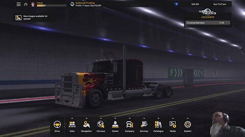 Driving Peterbuilt in American Truck Simulator - Trailer backing is fun!