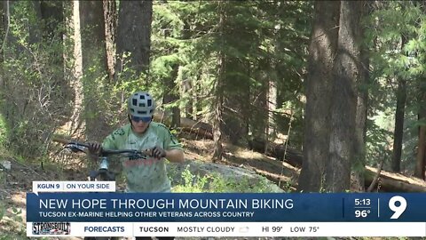 Mountain biking helps local Marine veteran recover after deployment