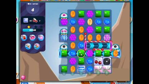 Candy Crush Level 3710 Talkthrough, 28 Moves 0 Boosters
