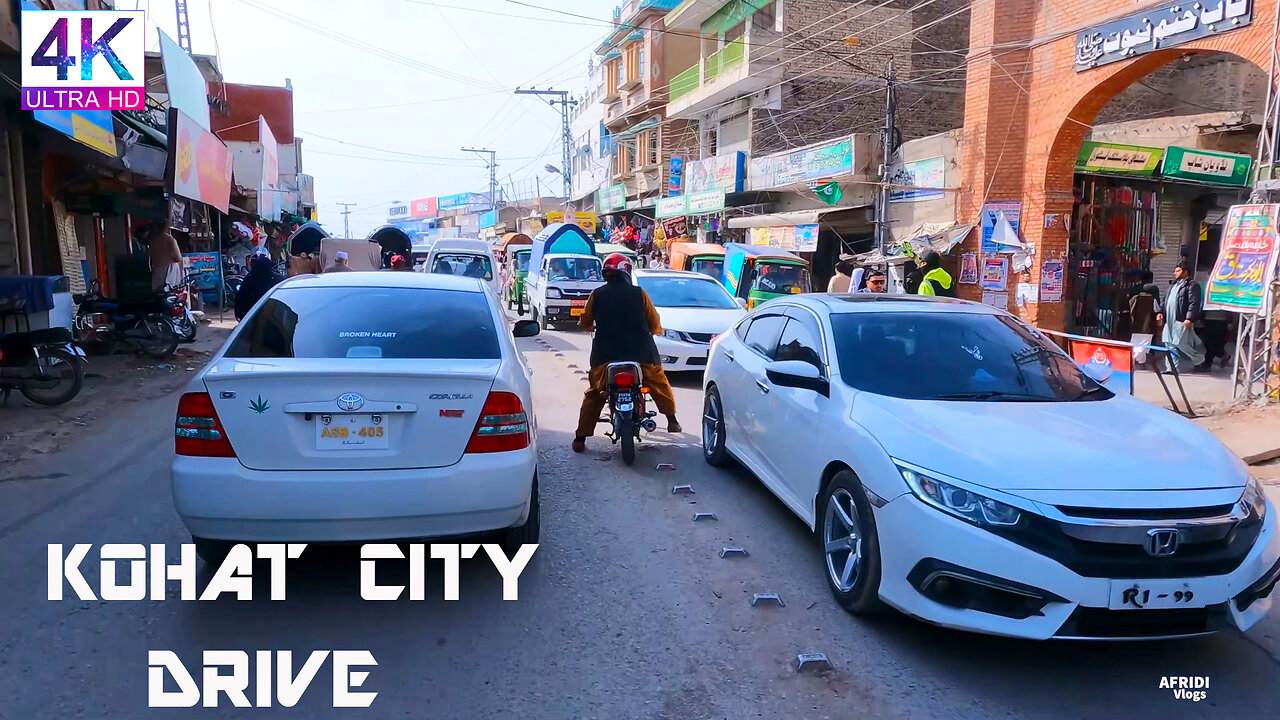 Kohat city 4K drive khyber Pakhtunkhwa Pakistan / کوھاٹ شہر کا ٹریپ خیبر پختون خواہ پاکستان 2022