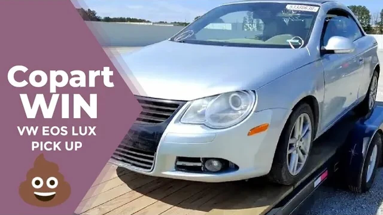 Copart Win, Picking up the VW EOS LUX