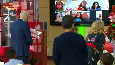 Biden visits Costco Wholesale Atrium studio at Children's National Hospital In Washington D.C.