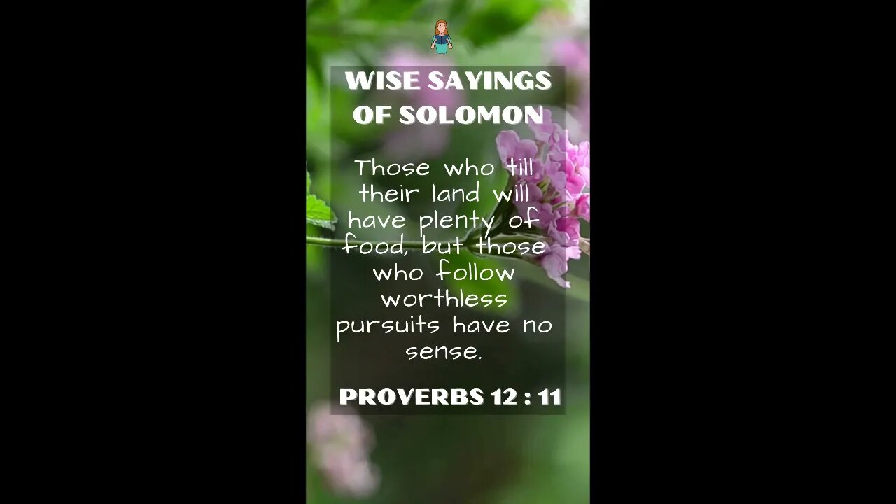 Proverbs 12:11 | Wise Sayings of Solomon