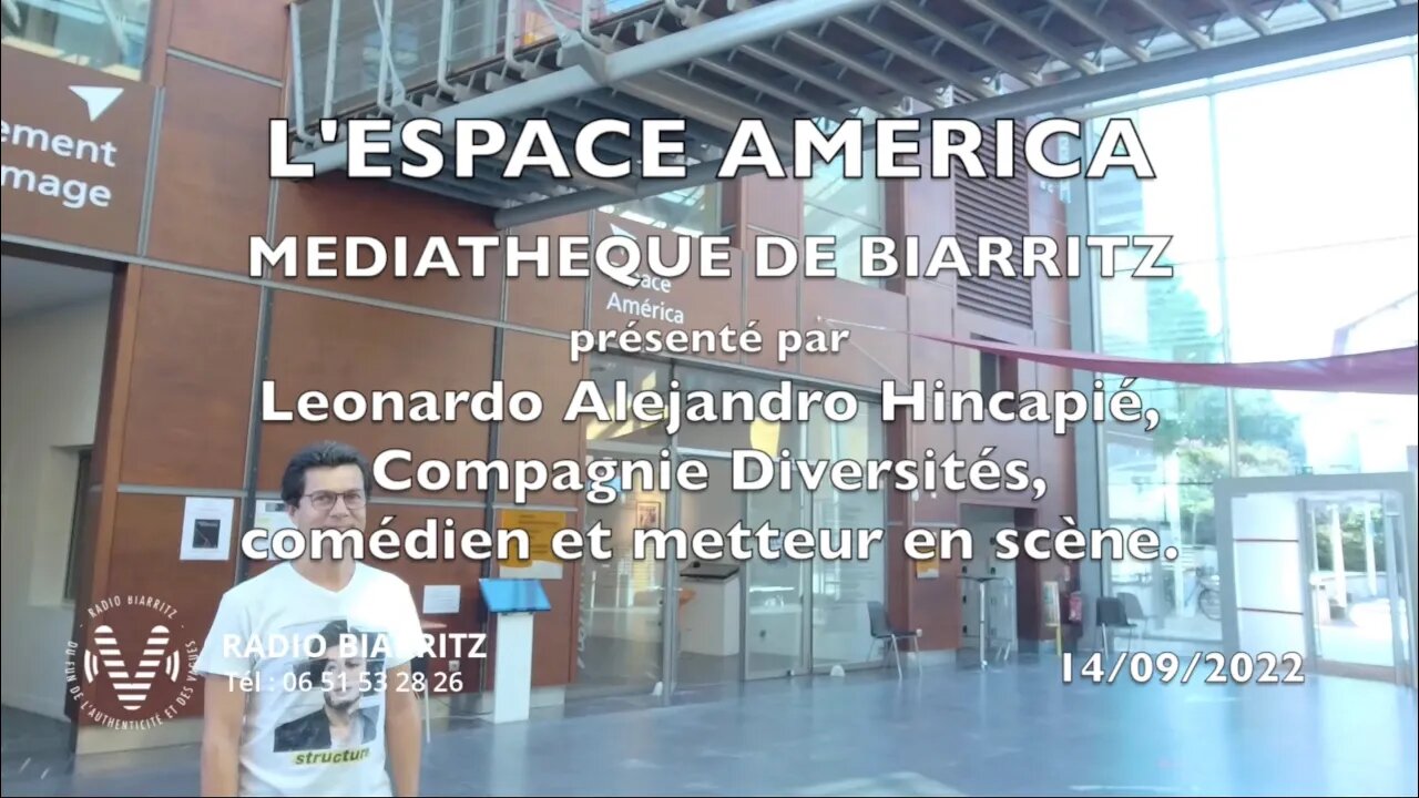 L’Amérique latine à Biarritz commence à l'espace America de la Médiathèque - Leonardo Hincapié