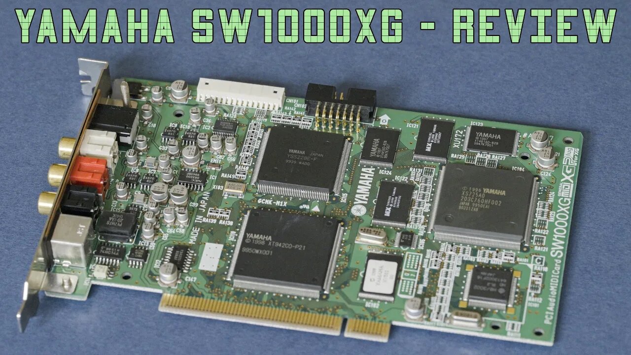 Yamaha SW1000XG review - The Quest For The Ultimate DOS Sound Card Part 9 - Best DOS sound card yet?