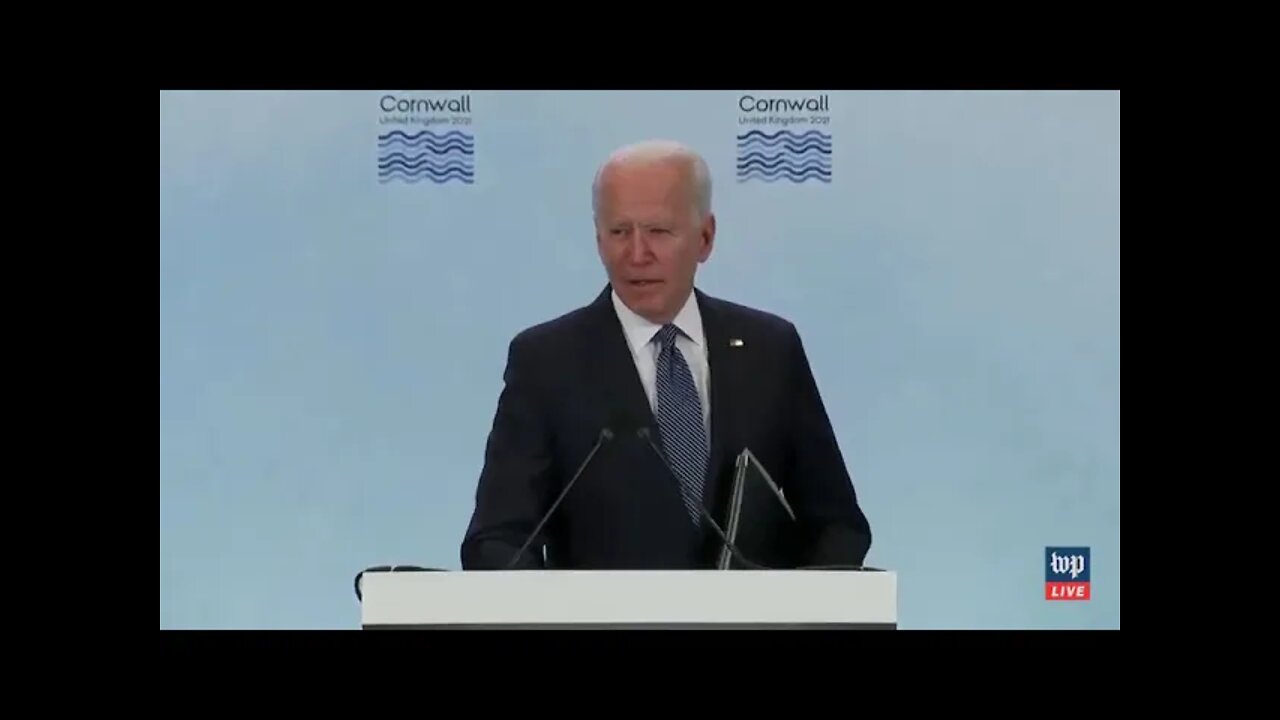 G7: Biden cant answer a question