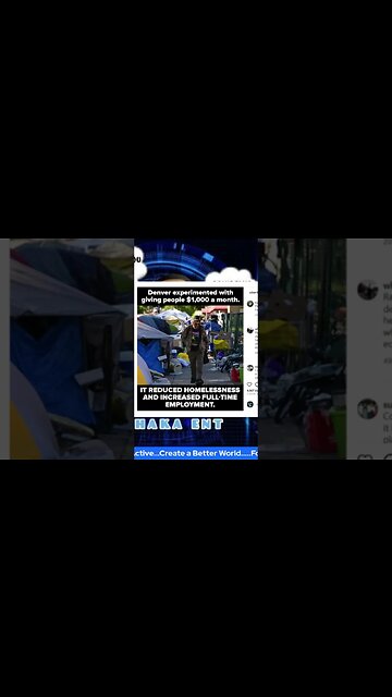 Maybe giving people money is not a bad idea