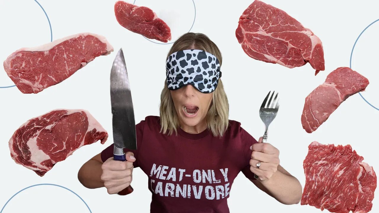 Guess the Steak-Blindfolded!! Can I tell which cut of steak it is with one bite?