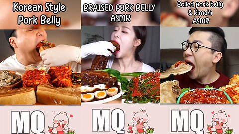Korean Pork Belly & Kimchi ASMR😋