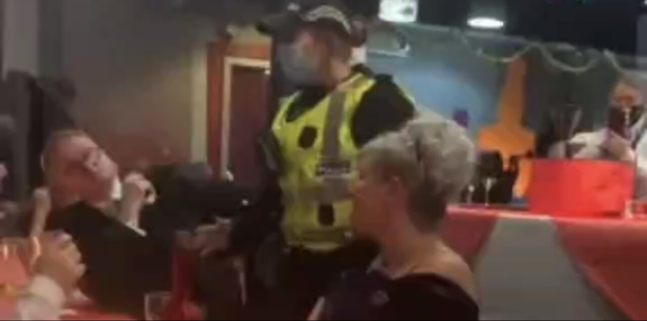 Scotland: 6 Police Vans, 25 Officers, the Crime? A group quietly enjoying Hogmanay ‘New Year’s Eve’ Celebrations! Threatened, Tormented and Arrested for "breaching covid restrictions"!