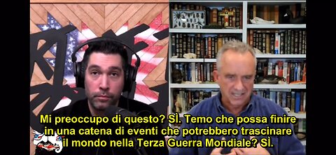 Dave Smith intervista Robert Kennedy: scioccante: "Con Israele a costo di guerra mondiale"