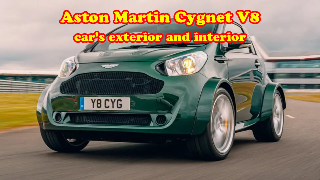 Aston Martin Cygnet V8 car's exterior and interior