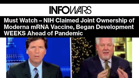 VIDEO: Glenn Beck on Tucker Carlson Exposes NIH / Moderna Collusion Ahead of COVID Pandemic