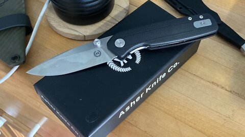 ASHER KNIVES SPIRO FIRST IMPRESSIONS TIME WILL TELL IF I LIKE IT!!!