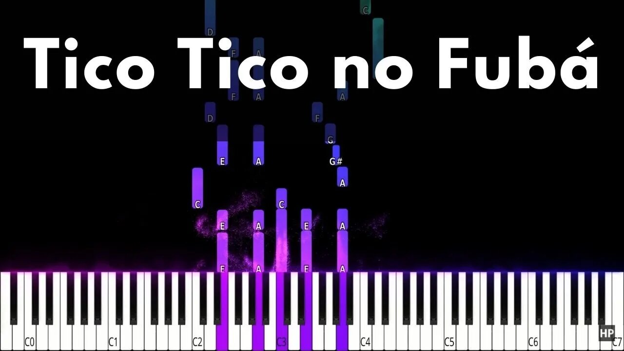 🔴 Tico Tico no Fubá - Zequinha de Abreu Piano Tutorial 😃