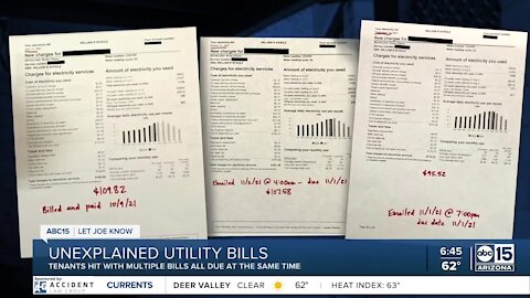 Valley tenants hit with unexpected utility bills