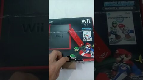 Nintendo wii mini unboxing! quer comprar e ter ele na sua coleção? #unboxing #wii #coleção #games