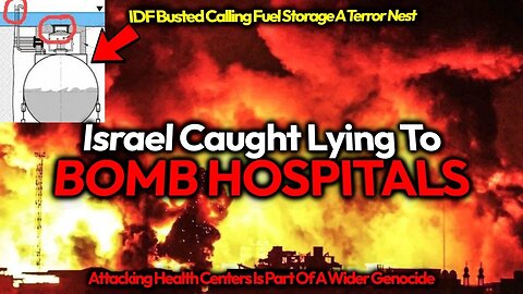 IDF FALSE PROPAGANDA Debunked: No "Terror Nest Under Hospital," Just Fuel Storage