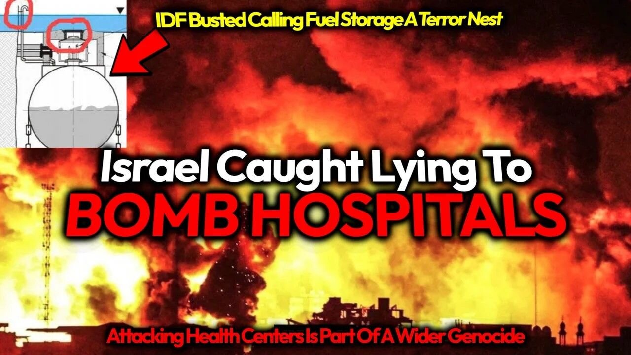 IDF FALSE PROPAGANDA Debunked: No "Terror Nest Under Hospital," Just Fuel Storage