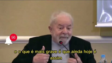 Lula critica as "elites" do Brasil