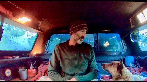 Rainy Morning - Live from Inside My Truck Topper w/ Sierra