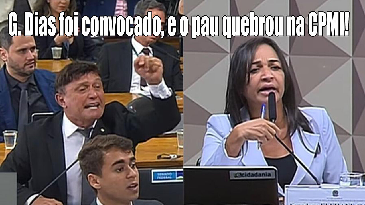 G. Dias foi convocado, e o crico pegou fogo na CPMI!