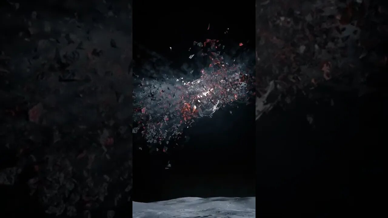 Destruction of the Moon 4k