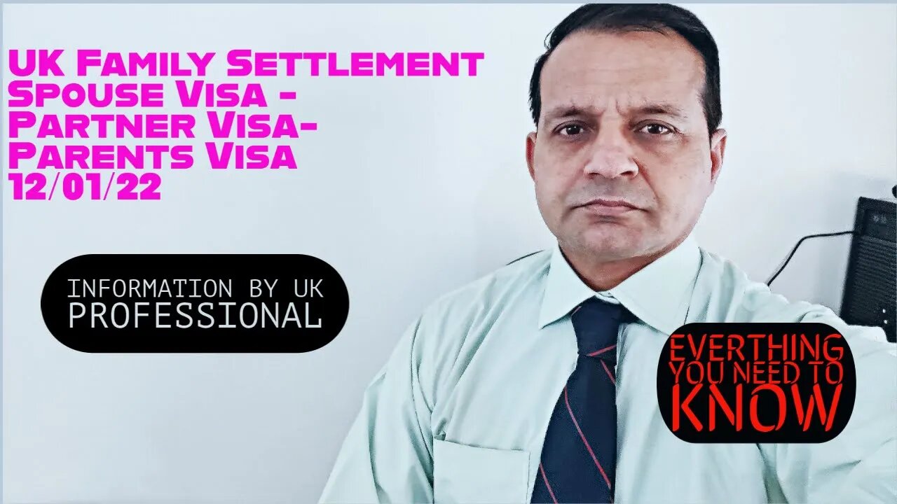 🇬🇧 UK Settlement Spouse visa - Partner visa- Family settlement visa URDU/HINDI 12/01/2022