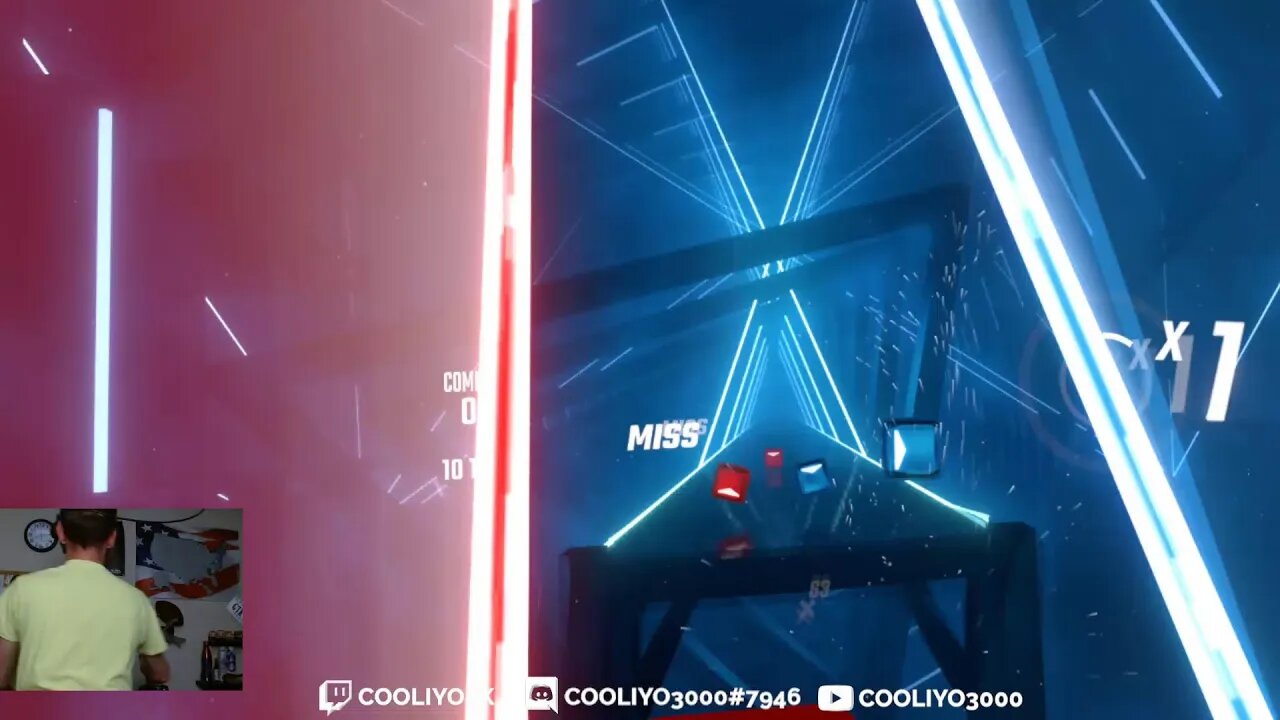 beat saber .. first time expert plus only