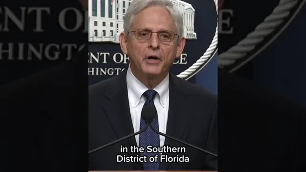 Attorney General Garland says the Justice Department is moving to unseal the search warrant