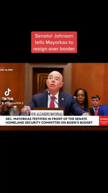 Sen Johnson v Mayorkas 4/14/23