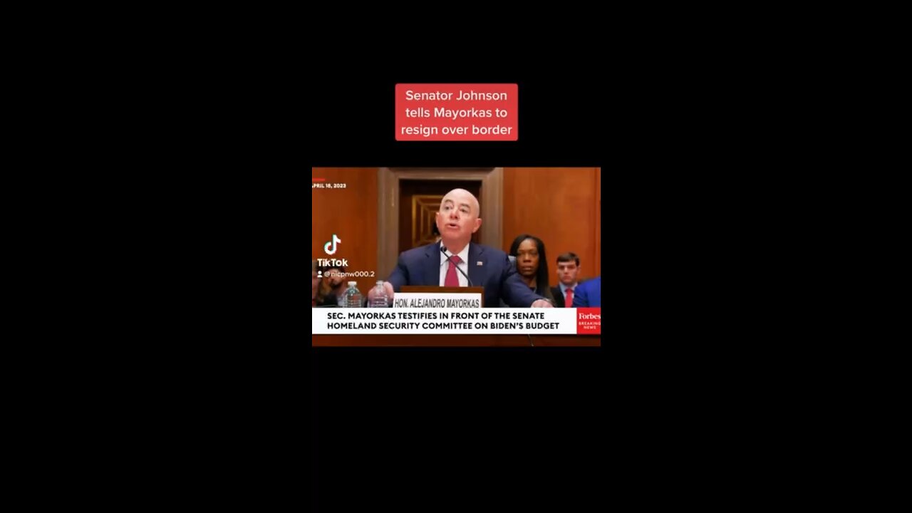 Sen Johnson v Mayorkas 4/14/23