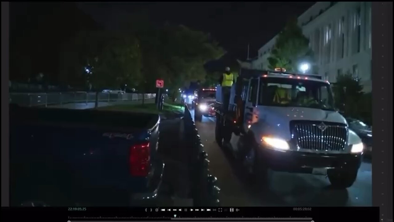 Fencing going around the capitol building yesterday and today.