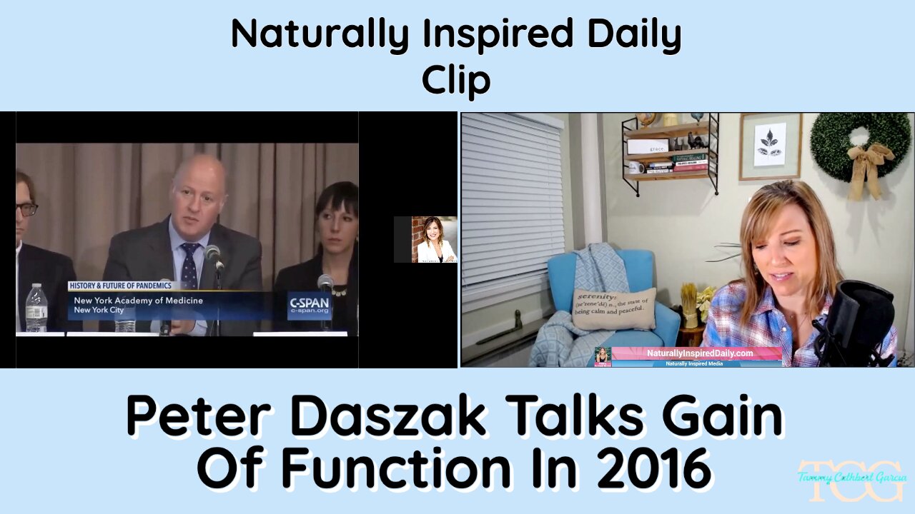 Peter Daszak Talks Gain Of Function In 2016