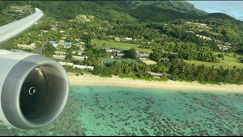 Air NZ Boeing 787-9 Taxi & Takeoff From Rarotonga (RAR)