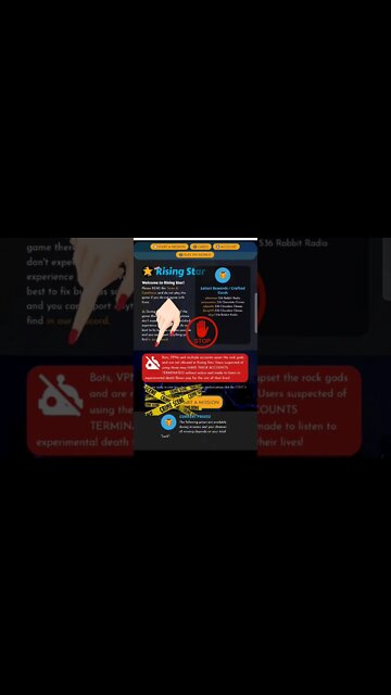 What Can Get You Banned On Rising Star | Play To Earn NFT Game | Games World | Quinn Trim #Shorts