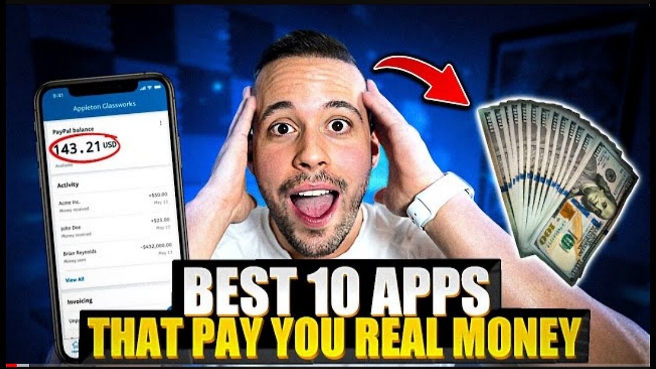 best 10 Apps that pay you real money | make money online