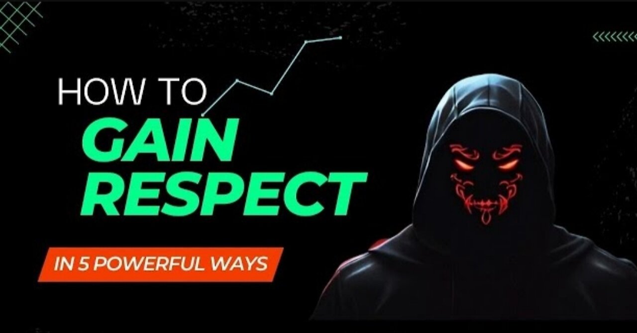 How To Gain Respect In 5 Powerful Ways! They Stop Me To Tell You This