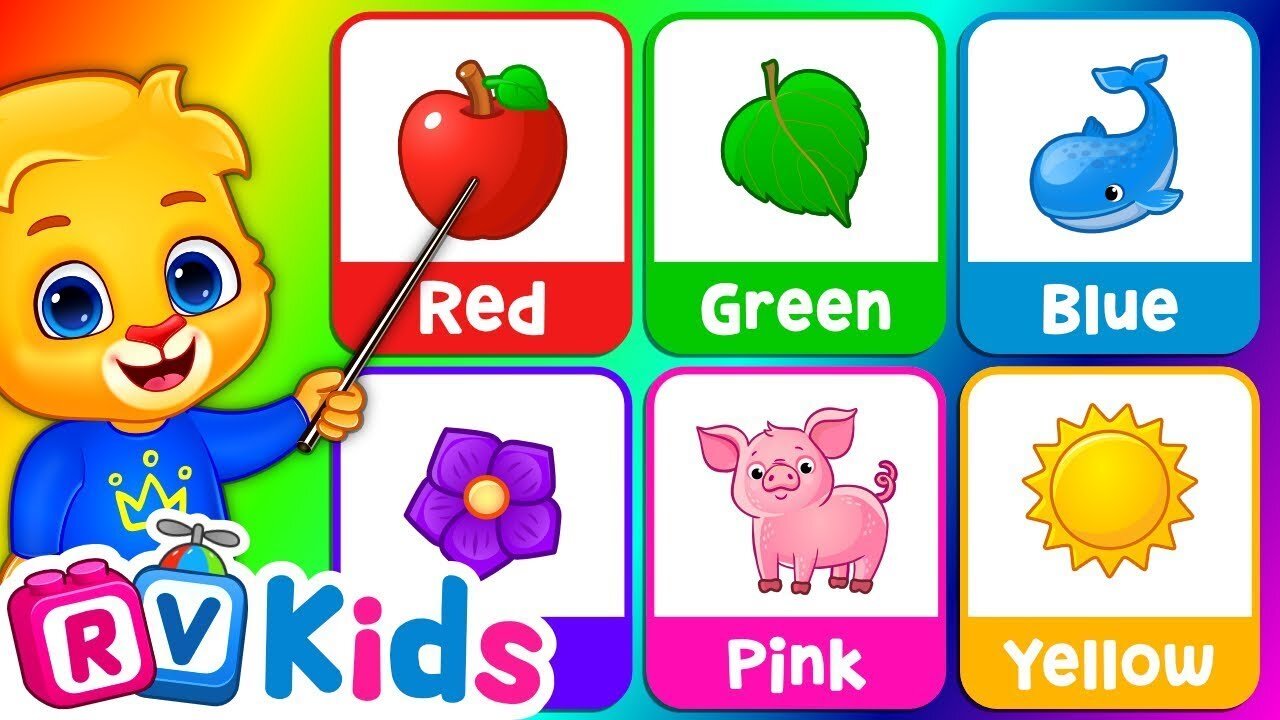 Learn Colors With Lucas and Ruby | Learning Video For Toddlers | 🌈 Colour For Kids learning Studios