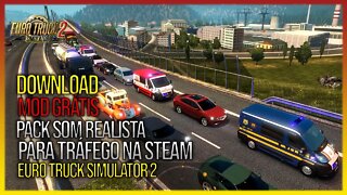 Pack de Som Realista para Tráfego ETS2 Mod Na Steam Real Ai Traffic Sounds ETS2