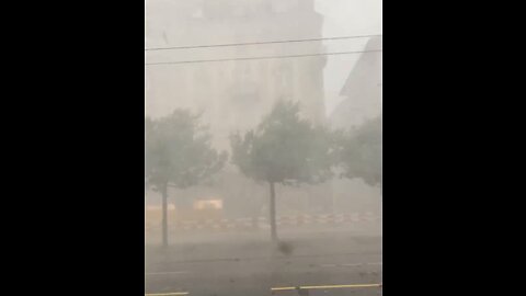 Massive storm ⛈️ hits Switzerland