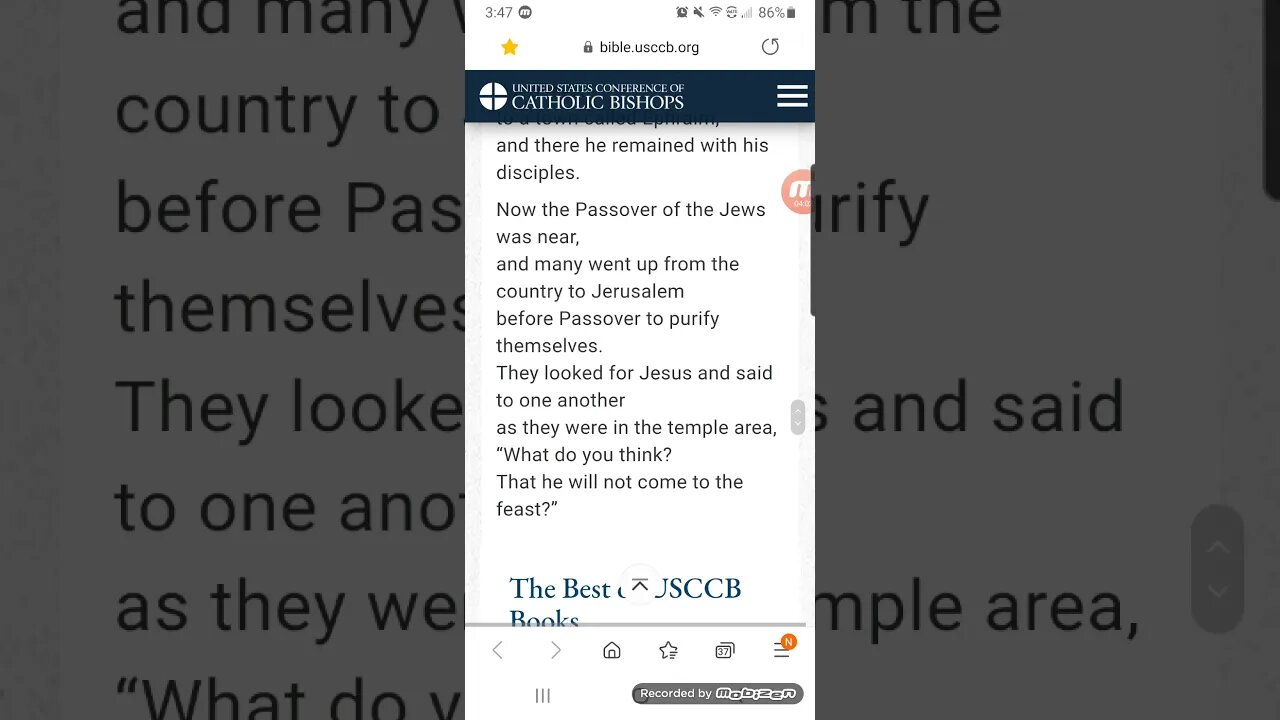 Jesus is our Savior/ Bible reading March 27 / 2021