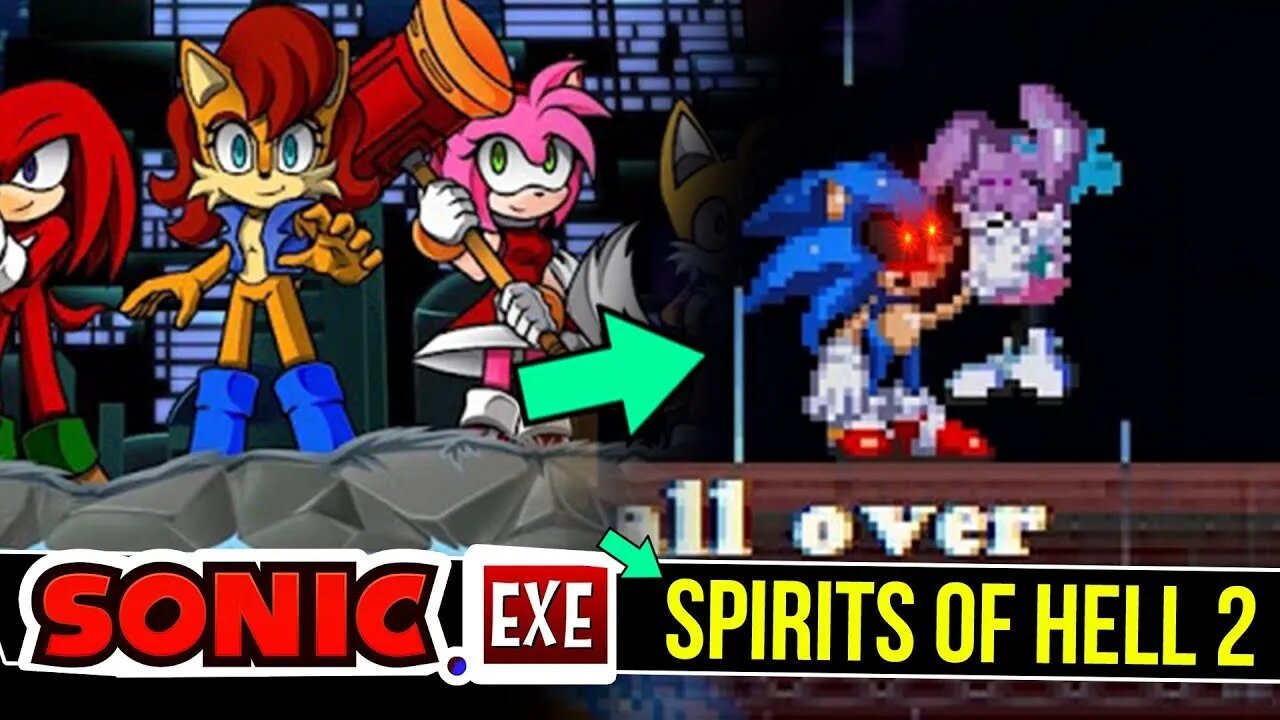 Final Tragico Jogo do Sonic 😈 | Sonic exe Spirits of Hell Round 2 #shorts