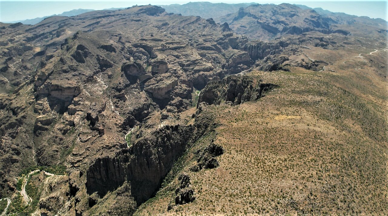 Coronado Mesa and Fish Creek Canyon Flight 2