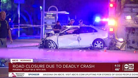 Deadly head-on crash under investigation near 19th Avenue and Loop 101