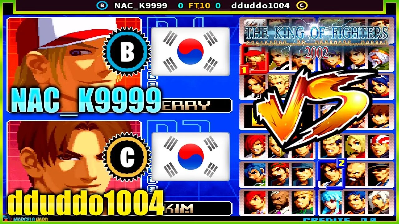 The King of Fighters 2002 (NAC_K9999 Vs. dduddo1004) [South Korea Vs. South Korea]