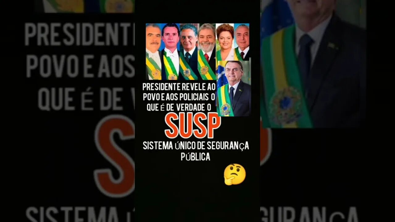 PRESIDENTE B0LS0NAR0, LULA E DEMAIS REVELE AOS POLICIAIS O QUE É O SUSP DE VERDADE!
